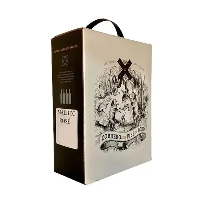 Cordero Con Piel De Lobo Malbec Rose Bag in Box 3000