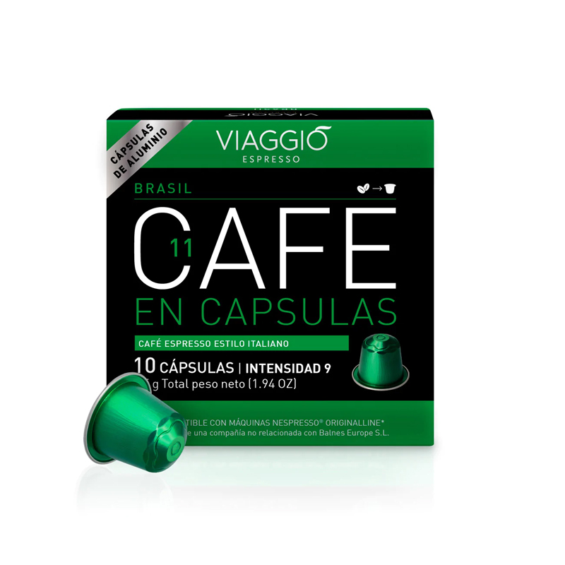 Viaggio Capsula Cafe Natural Brasil x10