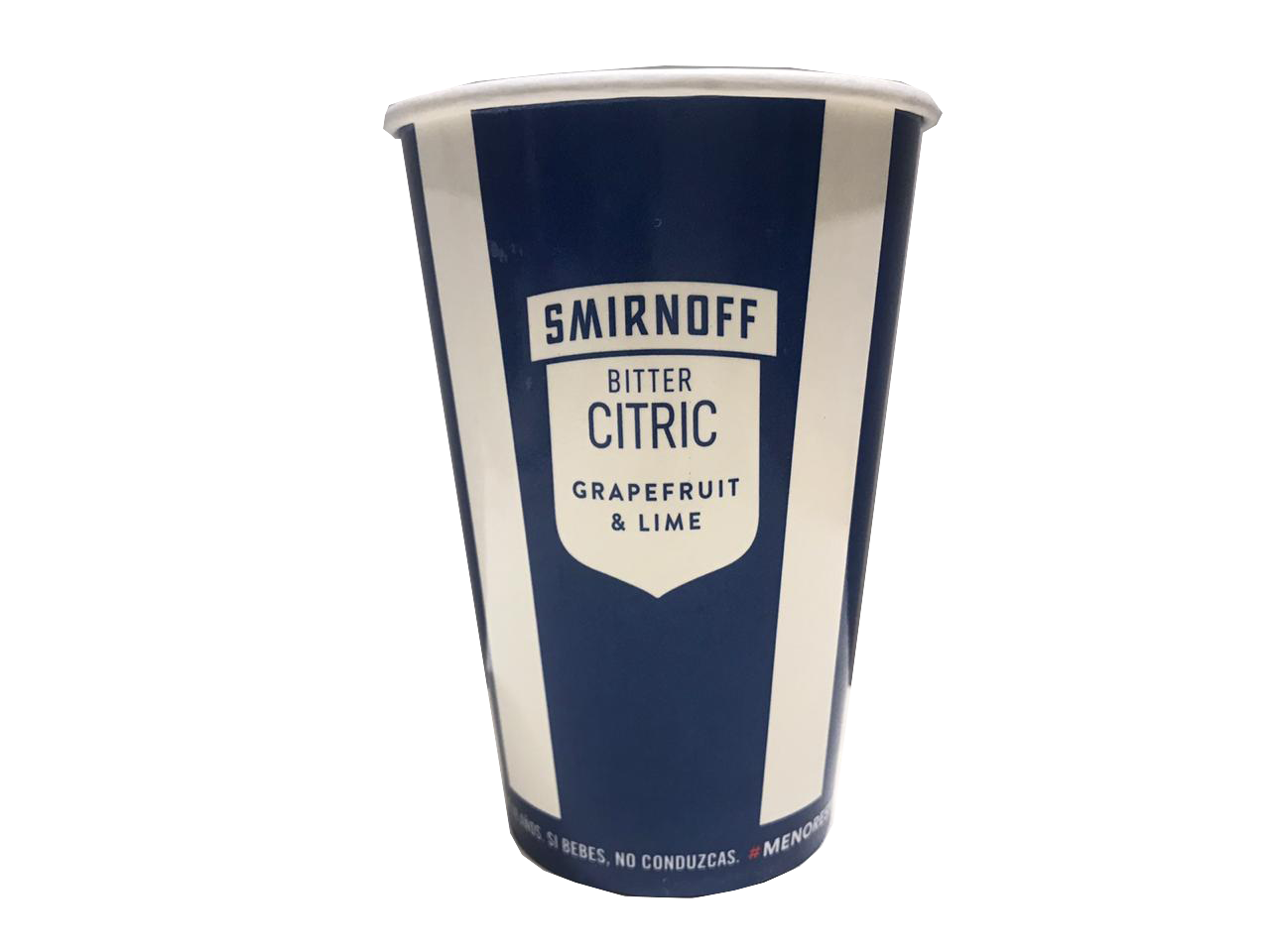 Vaso Polipapel Smirnoff Bitter Citric