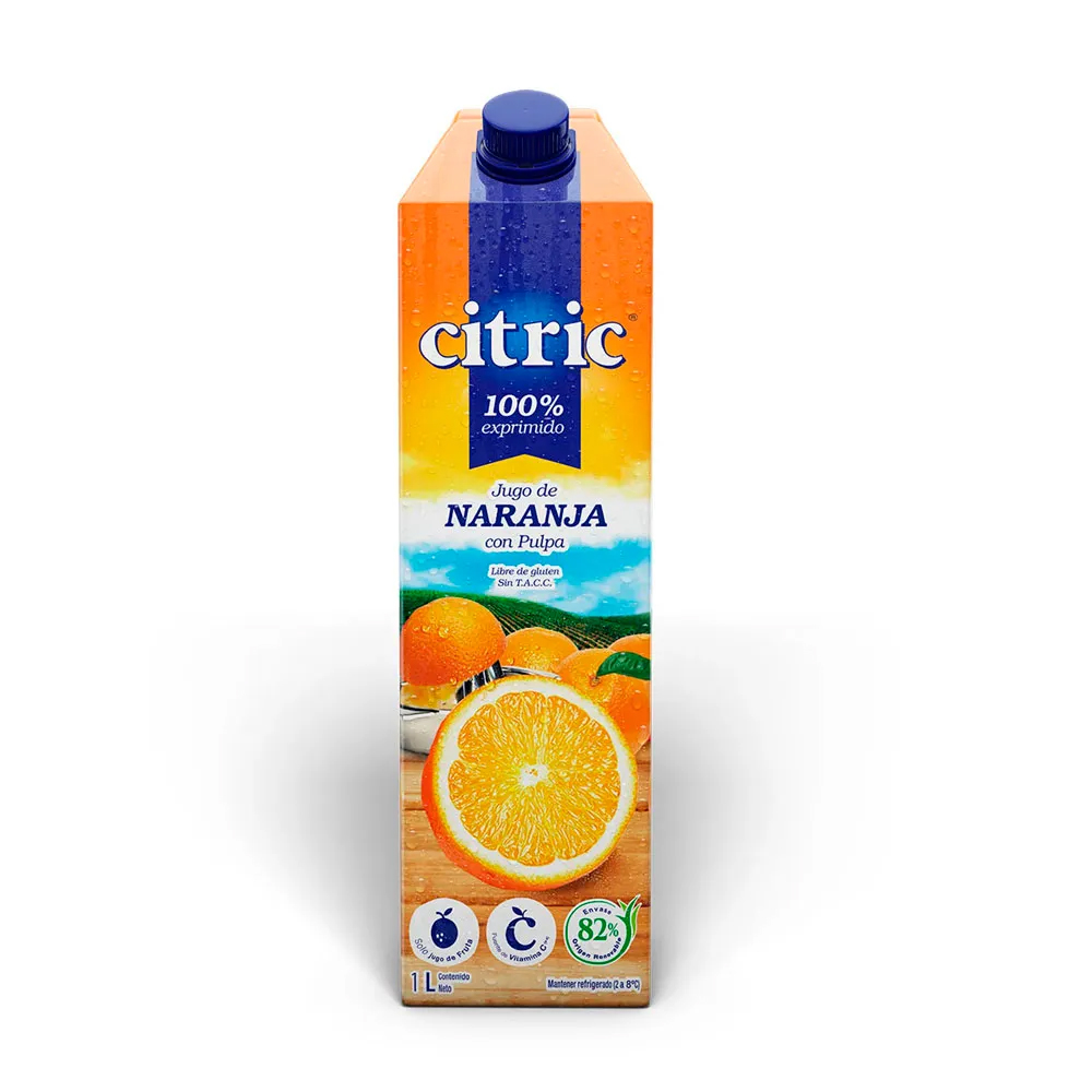 Citric Naranja Tetra 12 x 1000