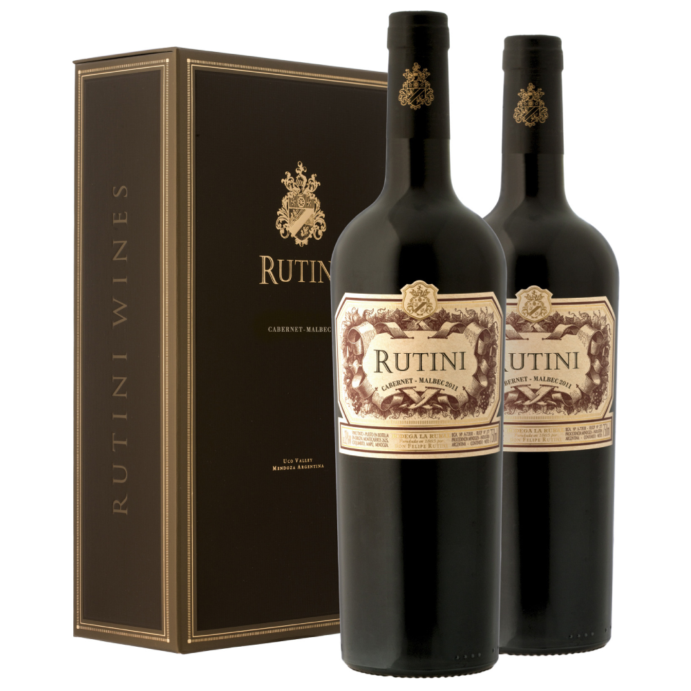 Rutini Colección Cabernet - Malbec estuche 2x750ml