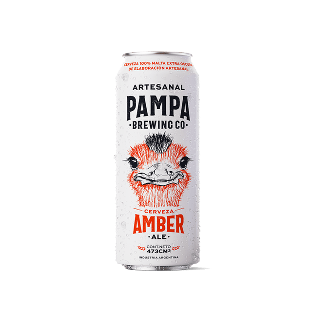 Pampa Brewing Amber Ale Lata 6x473cc